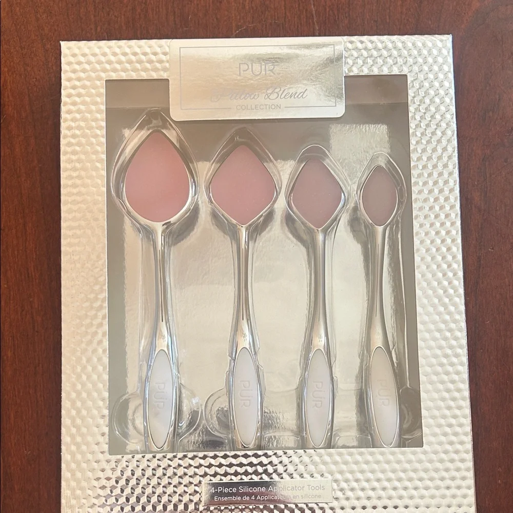 PUR Pink Silicone Makeup Tool Set - Picture 1 of 2